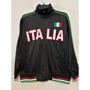 Ghast Italia Track Jacket Full Zip Utility Streetwear Italians Spell Out Large